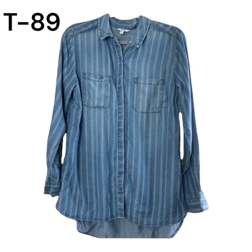 Sonoma Sz M Button Down Top NWT